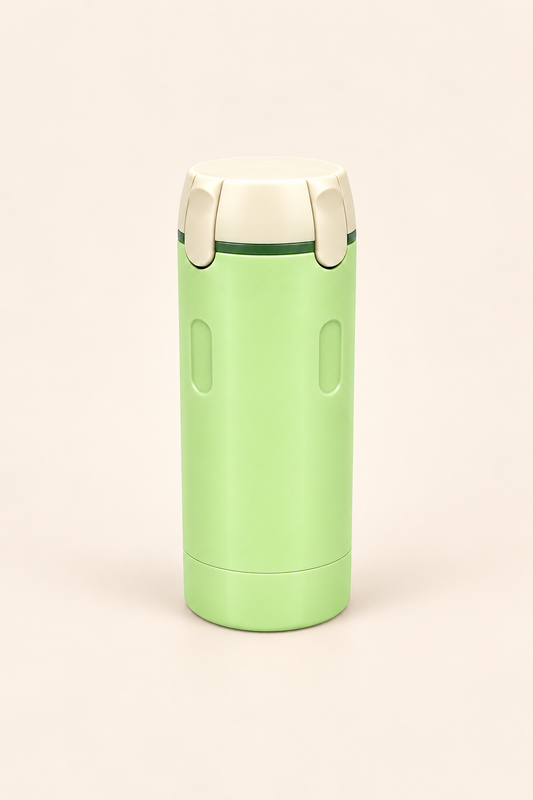 Dispensador portátil 4 em 1 de 30ml para produtos de higiene pessoal.