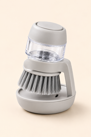 Escova de louça com dispenser de sabão